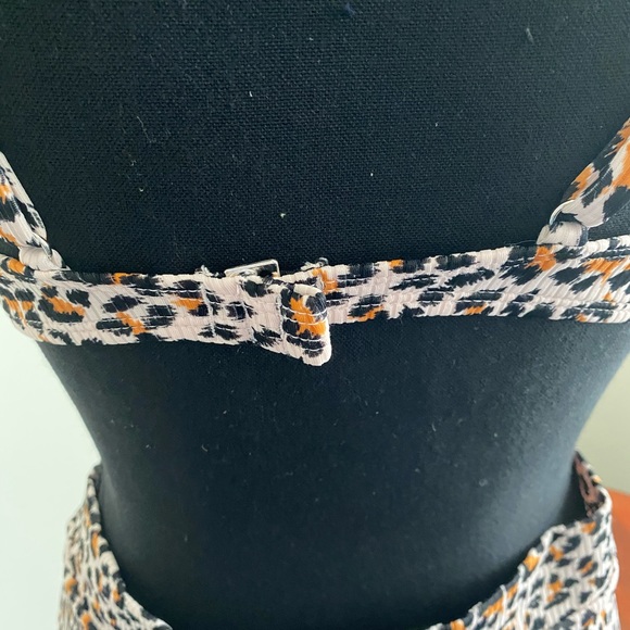 Target Women's Cheetah High Waisted Bathing Suit - Picture 4 of 6